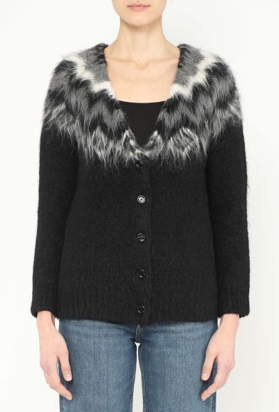 Céline 2019 Fair Isle Alpaca Cardigan - 1
