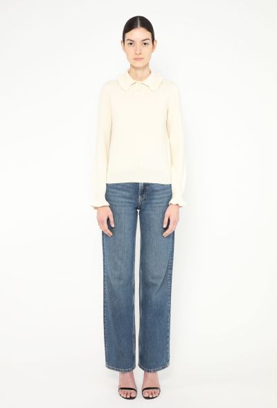 Céline 2020 Ruffled Knit Sweater - 2