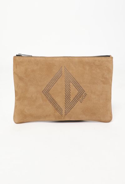 Dior 2021 Nubuck Diamond Pouch - 1