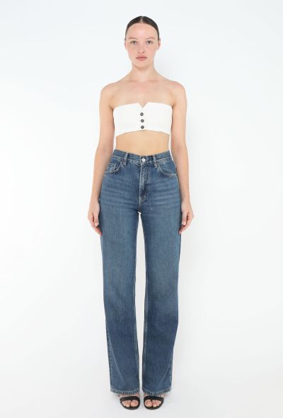 Chanel 1994 Silk Piqué Bandeau - 2