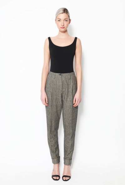 Dries Van Noten F/W 2010 Houndstooth Wool Trousers - 1