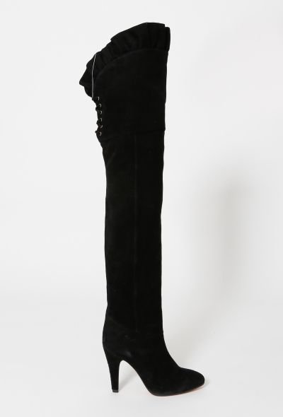 Chloé F/W 2009 Ruffled Over-Knee Boots - 1