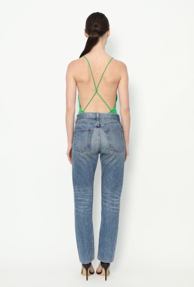 Bottega Veneta 2021 Cashmere Open-Back Bodysuit - 2
