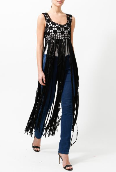 Rodarte S/S 2010 Fringe Knit Tunic - 1