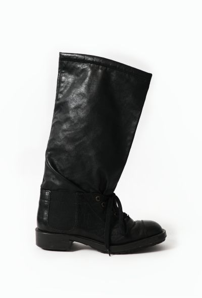 Chanel F/W 2011 Leather Boots - 1
