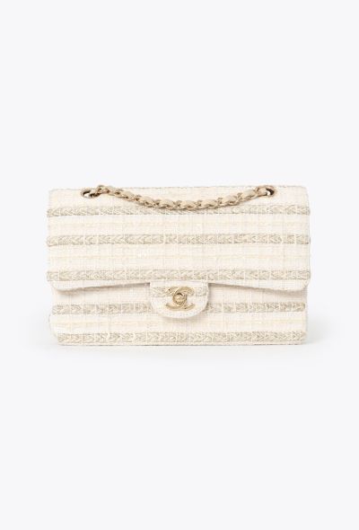 Chanel Medium Timeless Bag - Beige Tweed - 1