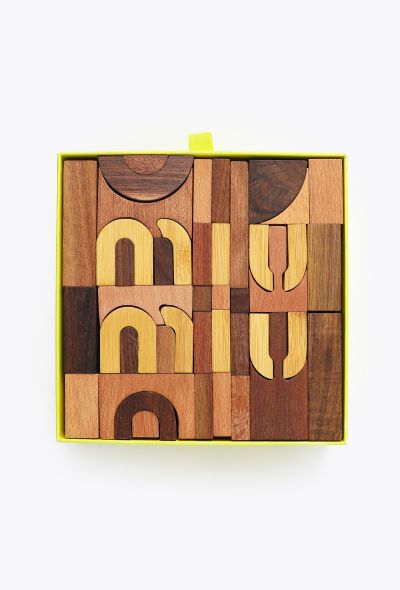 Miu Miu Wooden Block Puzzle Set - 1