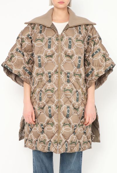 Hermès Reversible Printed Puffer Coat - 1