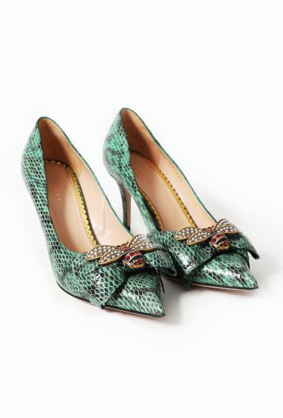 Gucci Python 'Queen Margaret' Pumps - 2