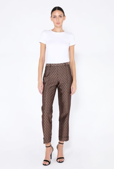 Romeo Gigli Paisley Jacquard Trousers, 1990s - 2