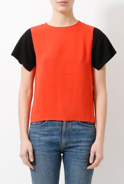Céline Resort 2011 Silk Bicolor Blouse - 1