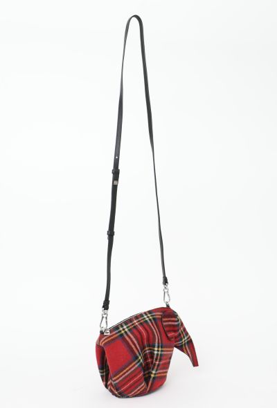 Loewe Tartan Mini Elephant Bag - 2