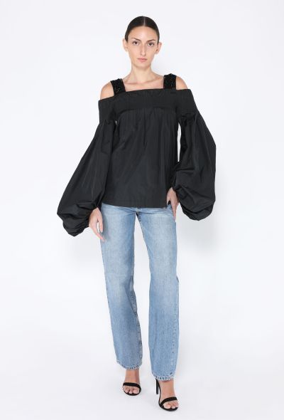Dries Van Noten S/S 2017 Beaded Off Shoulder Top - 1
