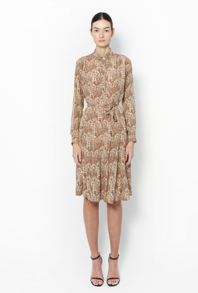 Guy Laroche '70s Belted Silk Ensemble - 1