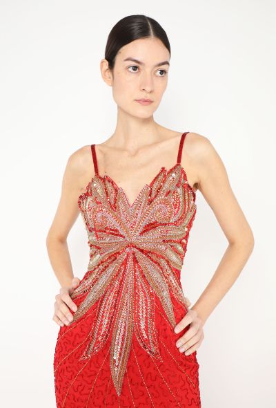 STUNNING Ted Lapidus Embellished Gown - 2