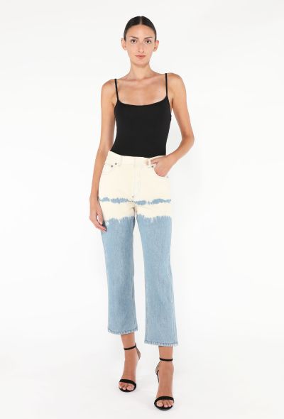 Dior 2024 Acid Wash Cropped Jeans - 1