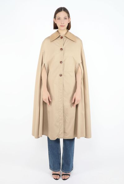 Céline '70s Gabardine Calèche Cape - 2