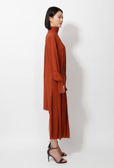 Chloé 2018 Asymmetrical Pleated Shirt Dress - 2