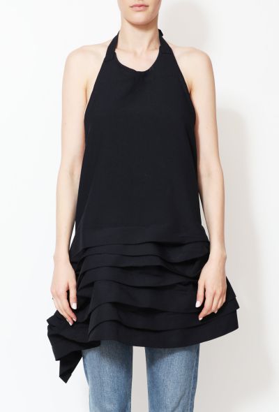 Comme des Garçons Asymmetrical Tulip Twill Apron - 2