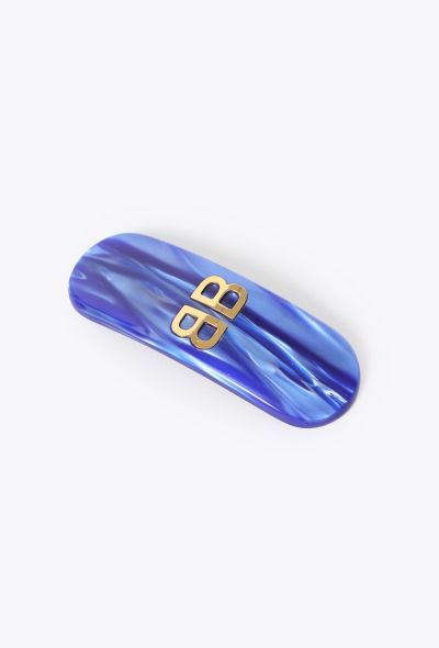 Balenciaga Single 'BB' Clip-On Earring - 2