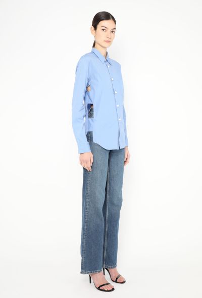 Comme des Garçons Cut-Out Cotton Shirt - 1