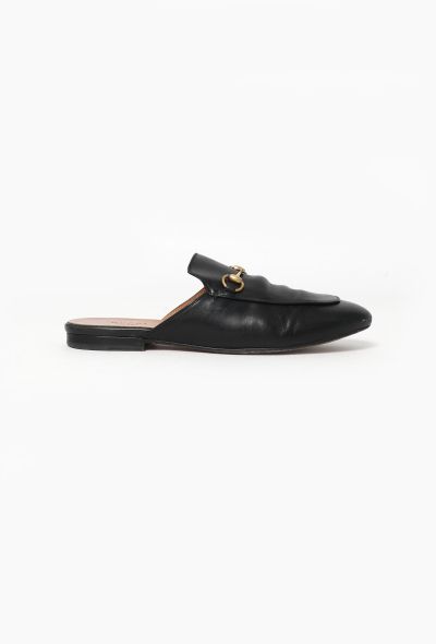 Gucci Leather Princetown Mules - 1
