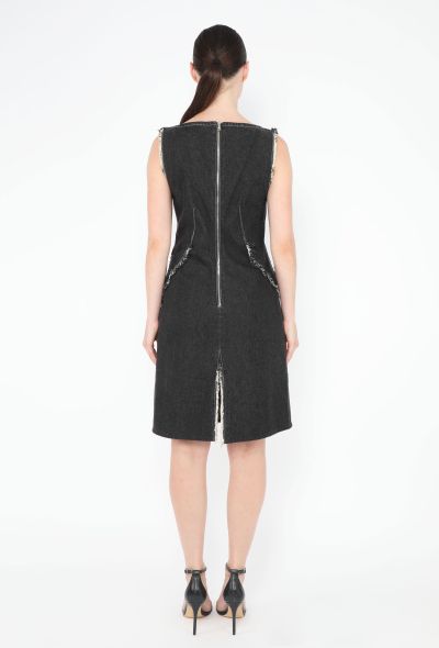 Alexander McQueen 1996 Frayed Denim Dress - 2