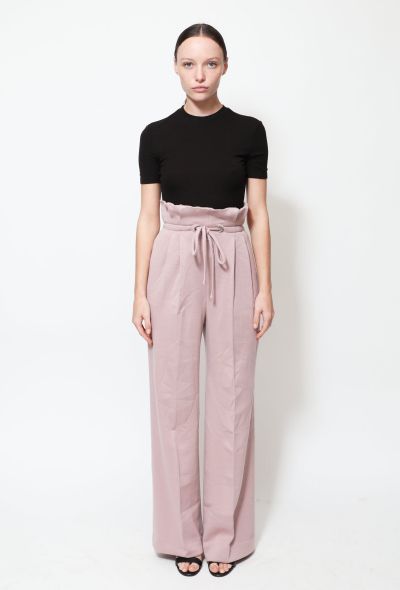 Rodarte F/W 2014 Lavender purple Wide-Leg Trousers - 1