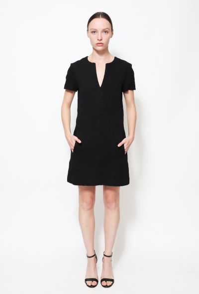 Balenciaga Textured Cotton Dress - 1