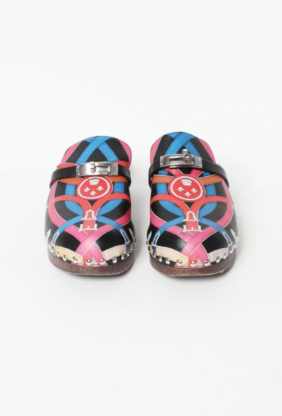 Hermès 2021 'Carlotta Cavalcadour' Leather Clogs - 2