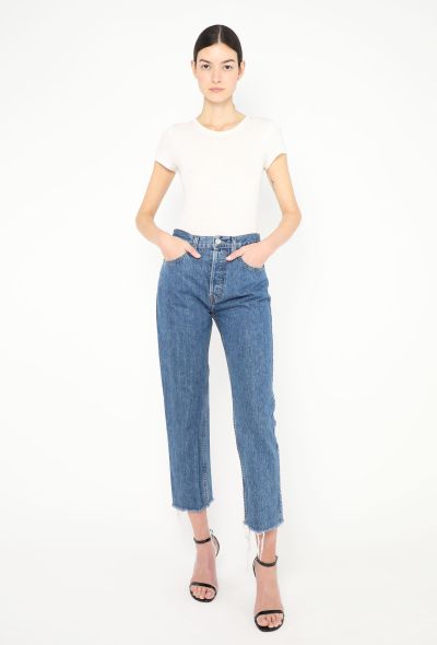 Re/Done '70s Stove Pipe' Jeans Blue dark - 1