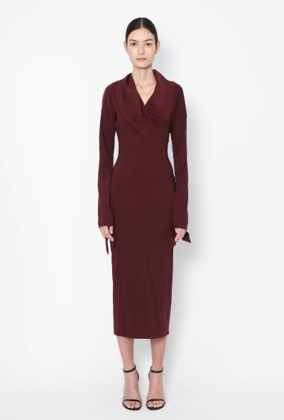 Romeo Gigli COLLECTOR '80s Cowl-Neck Dress - 1