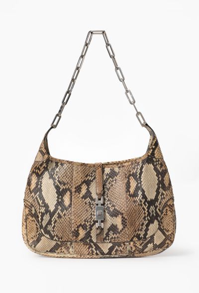 Gucci Jackie Medium Python Shoulder Bag, 2000 - 1