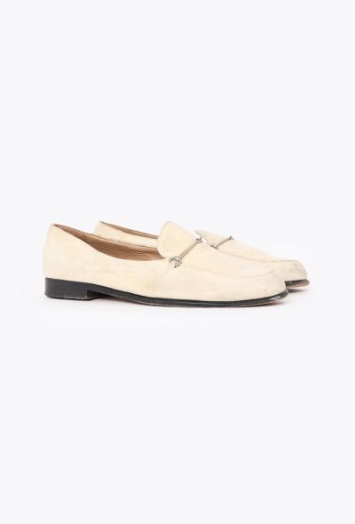 Gucci '90s Suede Horsebit Loafers - 2