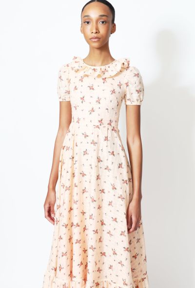 60's Floral Prairie Dress - 2
