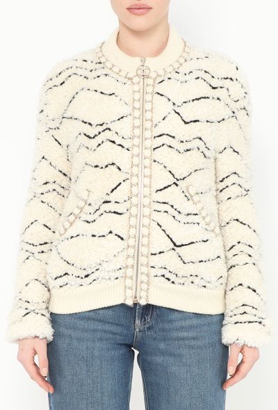 Chanel 2019 Chainlink Shearling Teddy Jacket - 1
