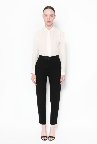 Céline Resort 2010 Black Smoking Trousers - 1