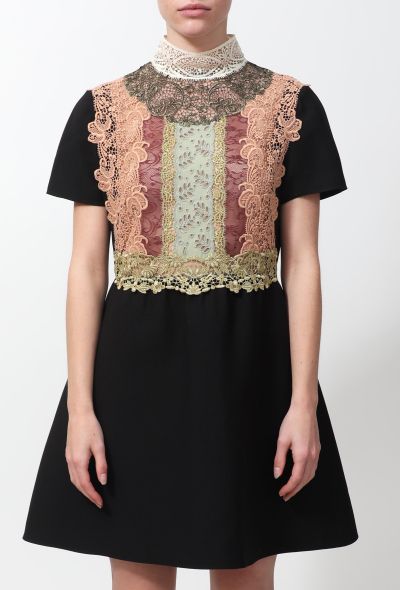 Valentino Lace Embroidered Dress - 2