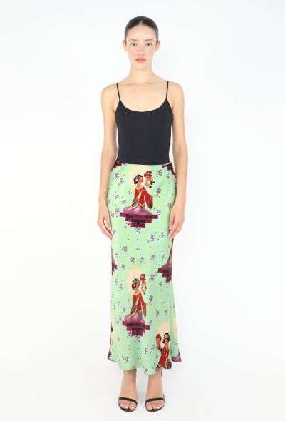 Dior Jacquard Bias Silk Skirt, 2002 - 1