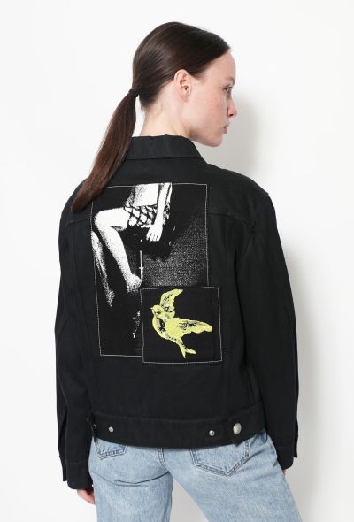Miu Miu Resort 2016 Graphic Denim Jacket - 1