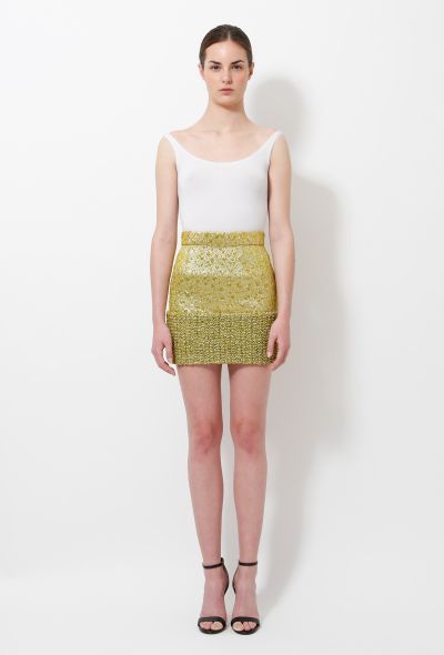 Balenciaga Textured Metallic Skirt - 2