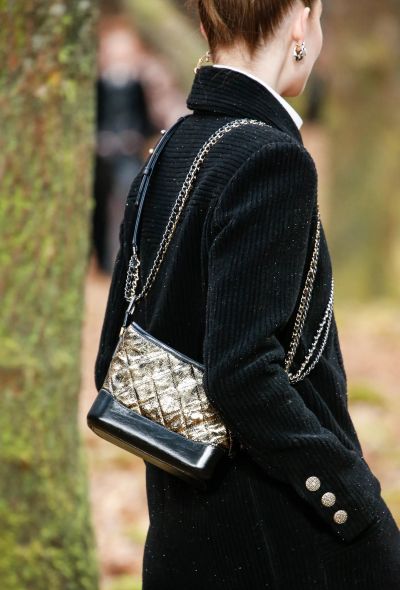 Chanel F/W 2018 Metallic Gabrielle Hobo Bag - 2