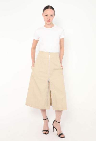 Céline Zippered A-Line Skirt - 2