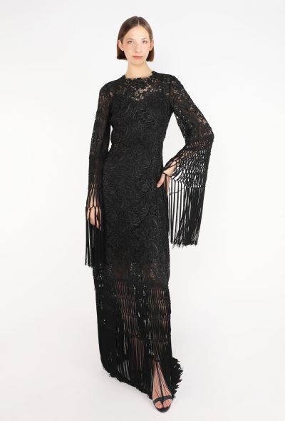 Dolce & Gabbana Macramé Lace Tassel Gown, 2015 - 2
