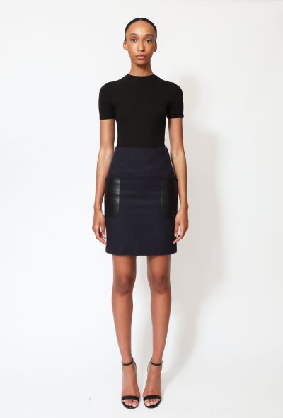 Céline F/W 2010 Leather Pocket Skirt - 1