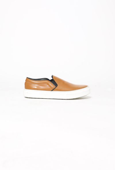 Céline 2014 Patent Slip-On Sneakers Cognac - 1