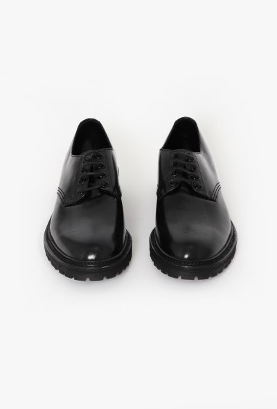 Saint Laurent Laced Calfskin Derbies - 2