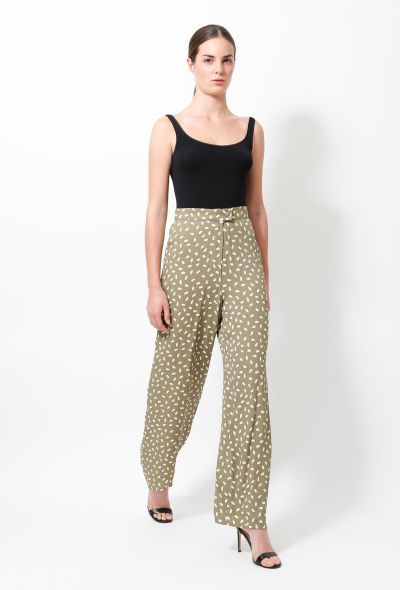 Sonia Rykiel Vintage Polka Dot Wide Leg Pants - 1