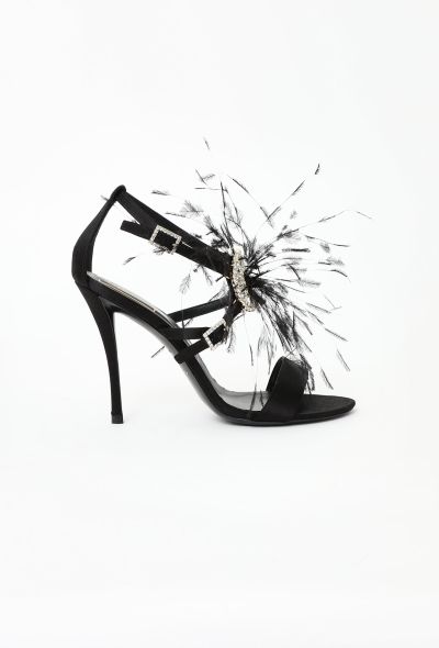 Roger Vivier Embellished Feather Sandals - 2