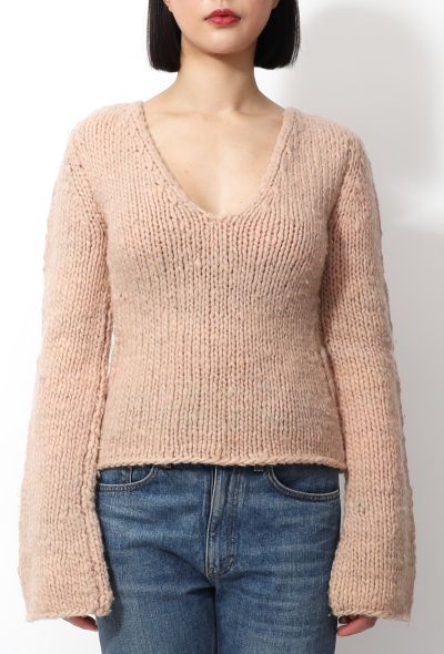 Balenciaga Le Dix Crochet Knit Sweater - 1